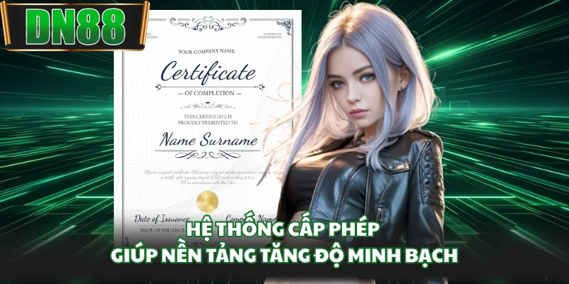 Hệ thống cấp phép giúp nền tảng tăng độ minh bạch