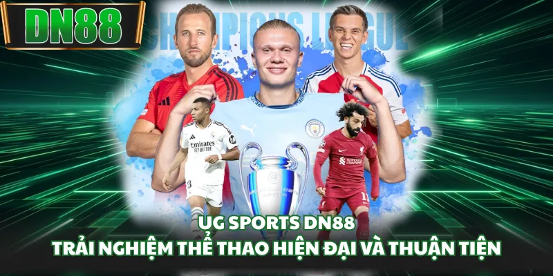 UG Sports DN88 dễ truy cập với giao diện thân thiện